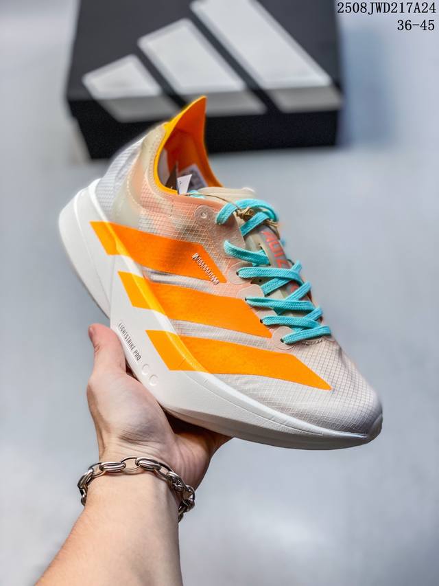 The Adidas Adizero Evo Sl is a comfortable, sporty, non-slip, and wear-resistant