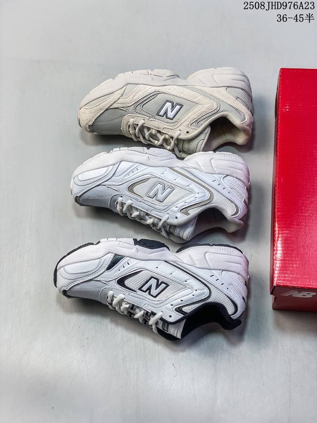 New Balance New Balance uses high-quality fiber leather and breathable mesh fabr