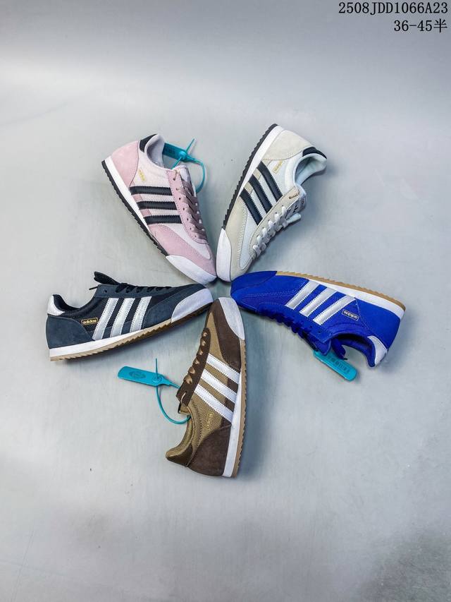 Genuine label with half size Adidas Trefoil Adidas R71 unisex classic versatile