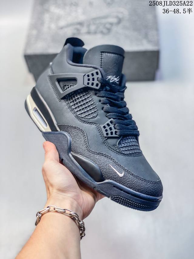Company-level Nike Air Jordan 4 Retro Nike Michael Jordan Aj4 generation mid-top