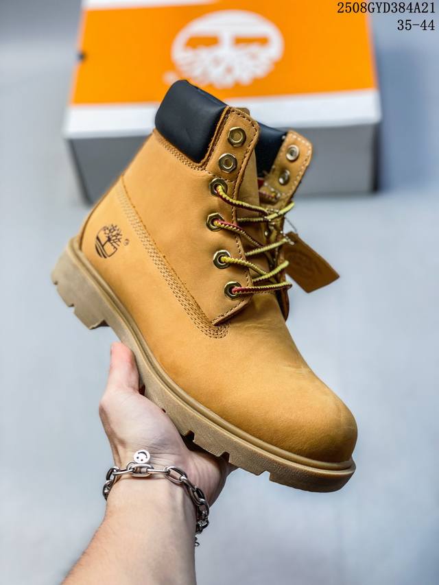 Timberland classic outdoor casual high-top yellow boots. Zhongshan original fact