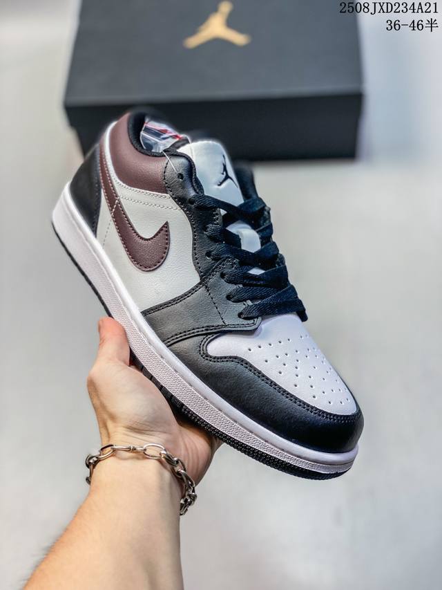 Company-level Nike Air Jordan 1 Low Aj1 Qiao 1 low-top casual sneakers synchron