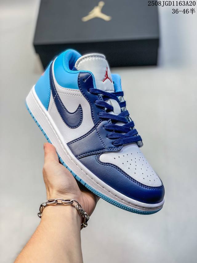 Company-level Nike Air Jordan 1 Low Aj1 Qiao 1 low-top casual sneakers synchron
