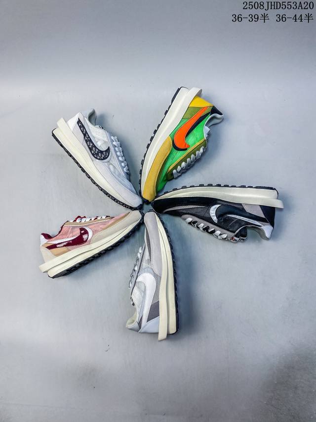 Nike Sacal X Idwaffie Joint Deconstructed Waffle Low-Top Heightened Fashion Casu