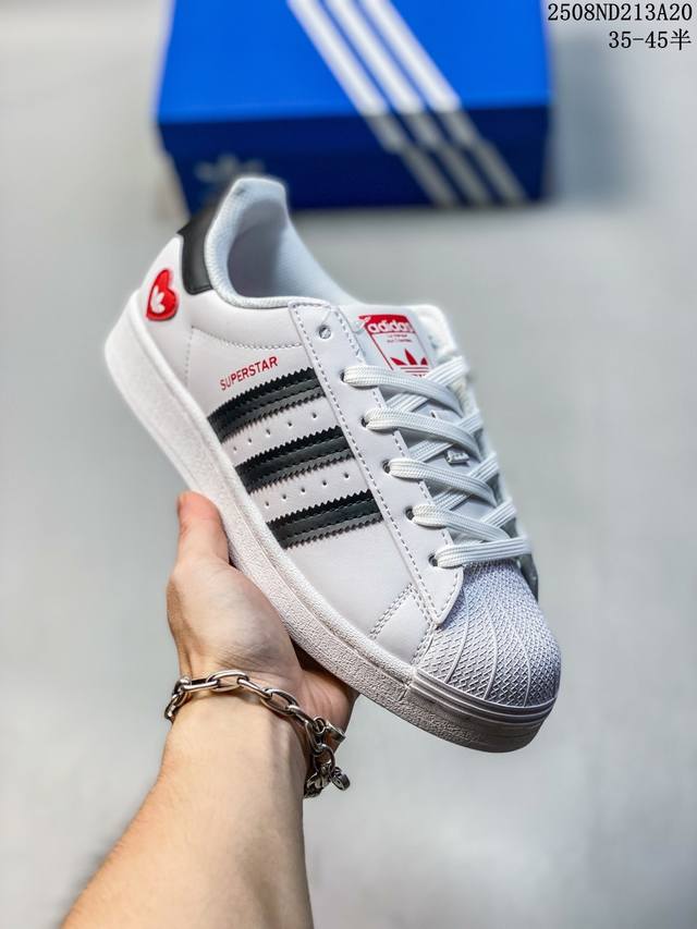Ad Originals Superstar classic retro shell-toe sneakers Ji0126. Launched in 1969
