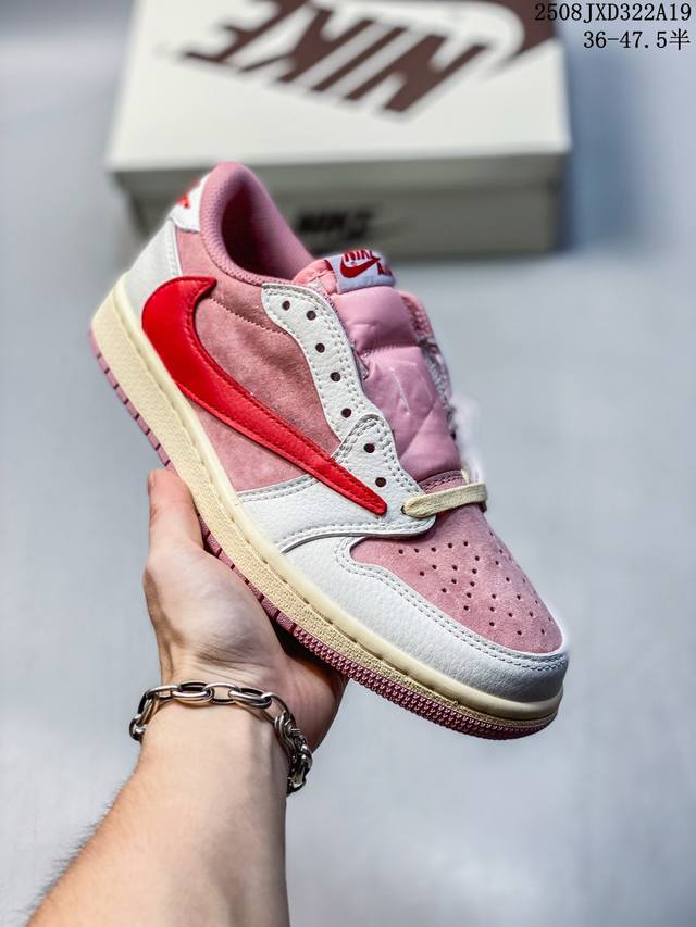 Travis Scott X Nike Air Jordan 1 Low Og Sp Black Red Aj1 Jordan generation class