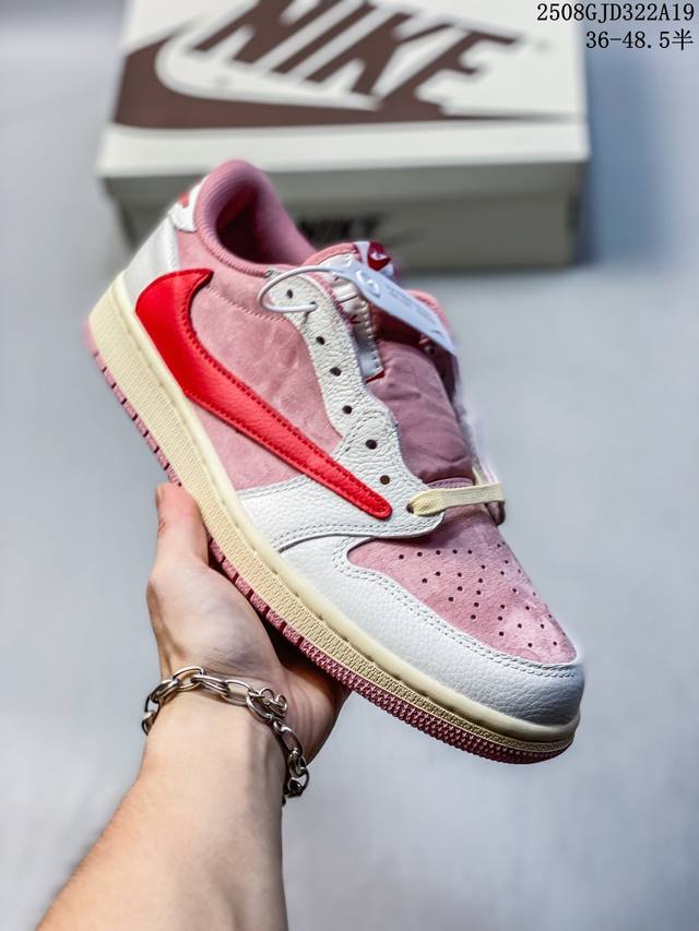 Travis Scott X Nike Air Jordan 1 Low Og Sp Black Red Aj1 Jordan generation class