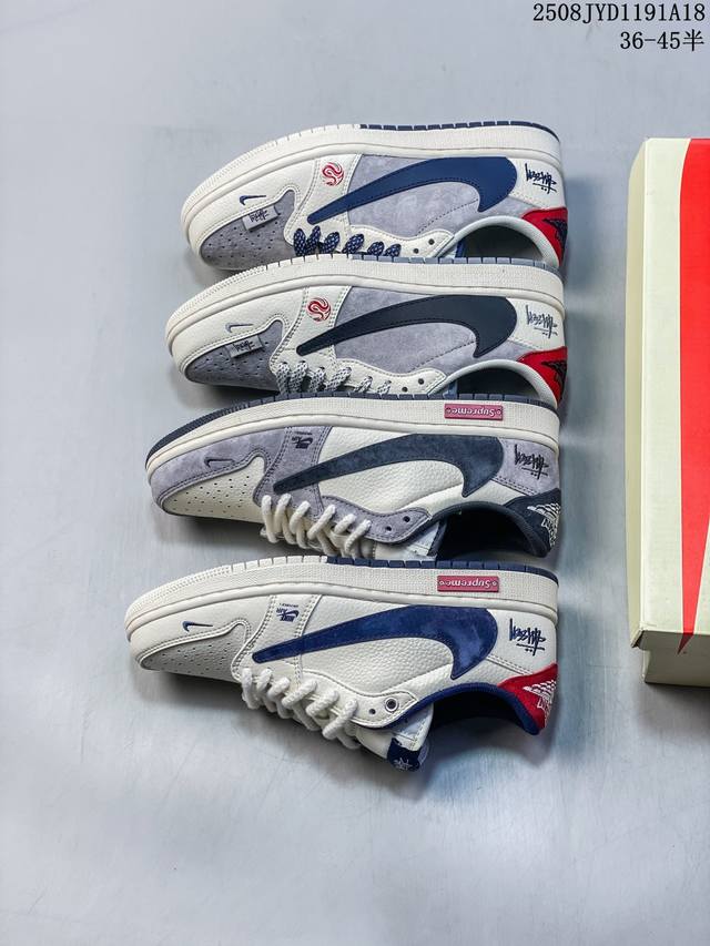 Travis Scott X Fragment Design X Jordan Air Jordan 1 Low Og Sp "Stussy Joint Sna
