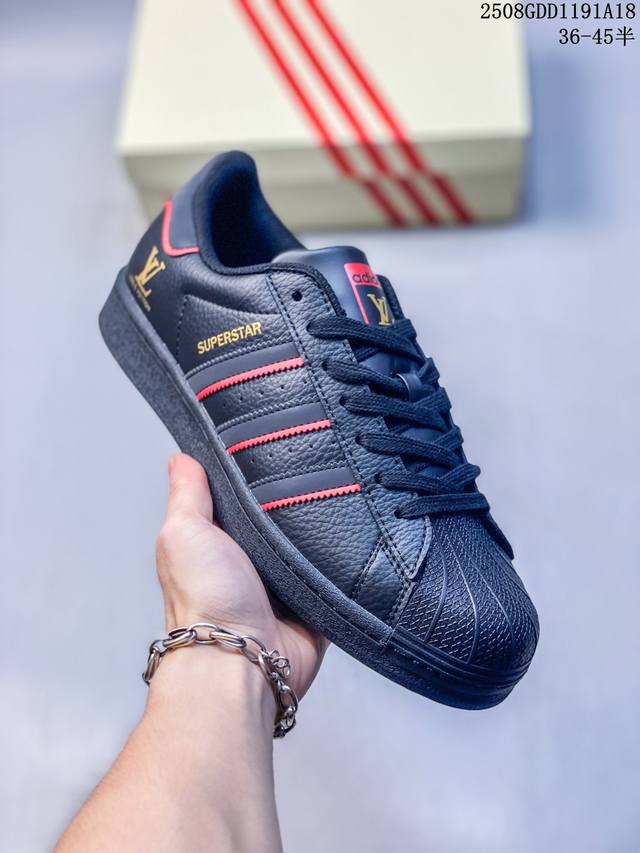 Pure Original Clot X Ad Originals Supertar# Shell toe LV limited edition collabo