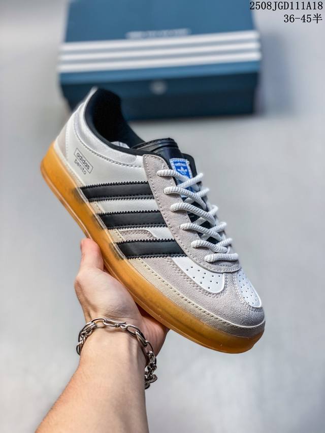 Adidas Originals Gazelle Indoor clover casual non-slip and wear-resistant low-to
