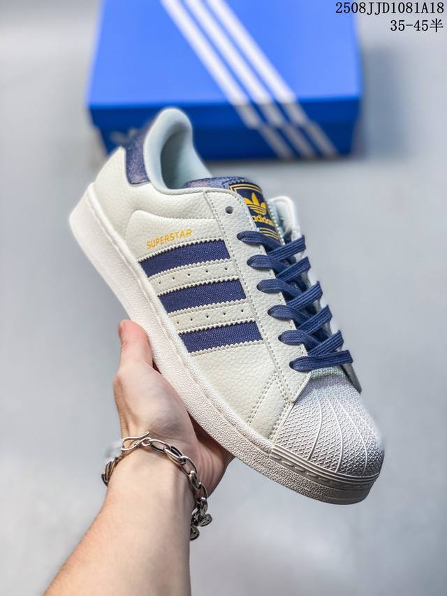 Company-level Adidas Originals Superstar Shell Head Series Low-top Classic All-
