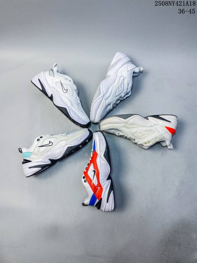 Nike M2K Tekno Tekno thick midsole retro attitude non-slip low-top dad shoes for