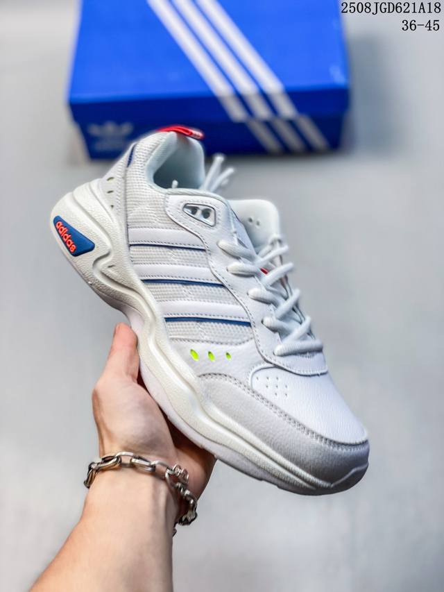 Adidas Strutter Men's Cushioned Breathable Sports Running Shoes Eg2655 Size: as