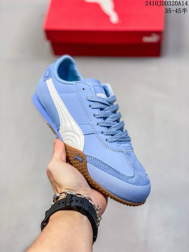 Puma Bella Ut Leather Puma retro casual running shoes cowhide material genuine l