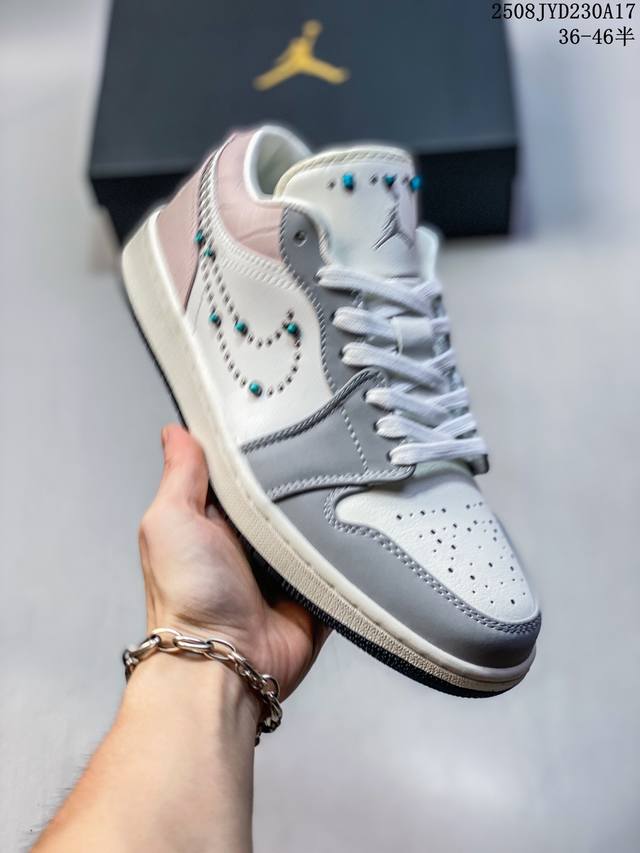 Company-level Nike Air Jordan 1 Low Aj1 Qiao 1 low-top casual sneakers synchron