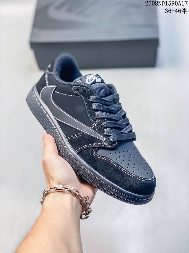Recommended Special Price Travis Scott x Air Jordan 1 Low Og Black Phantom. The