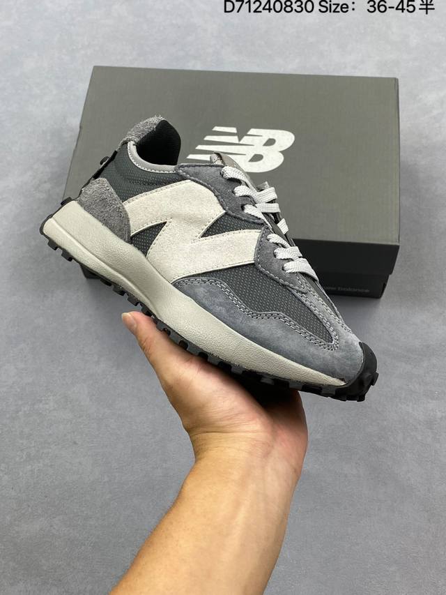 New Balance Ms327 retro casual sports jogging shoes are designed in a purer retr
