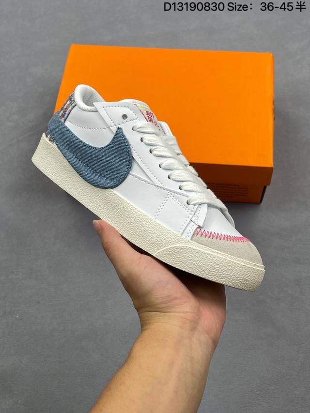 Genuine Nike Blazer Low'77 Jumbo Nike classic versatile low-top trailblazer cas