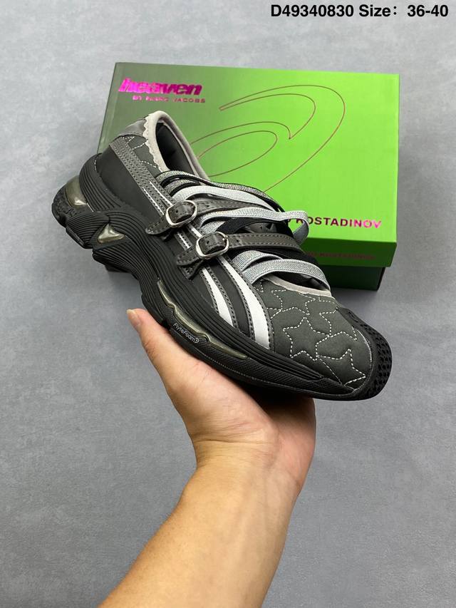 The Kiko Kostadinov x Marc Jacobs x Asics Gel-Lokros collaboration is now live!