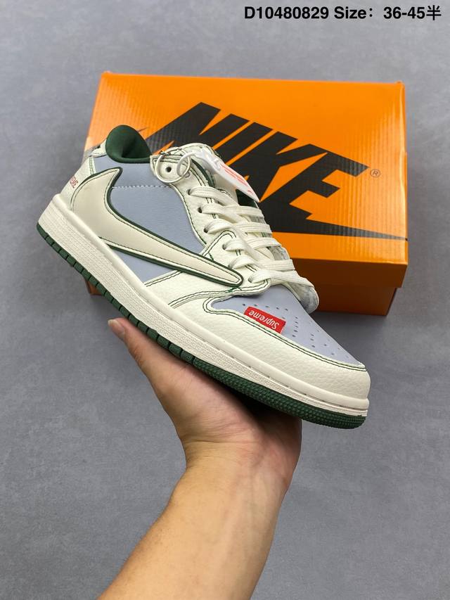 High-end customized Travis Scott X Jordan 1 Low "Labubu Labubu co-branded" Jorda