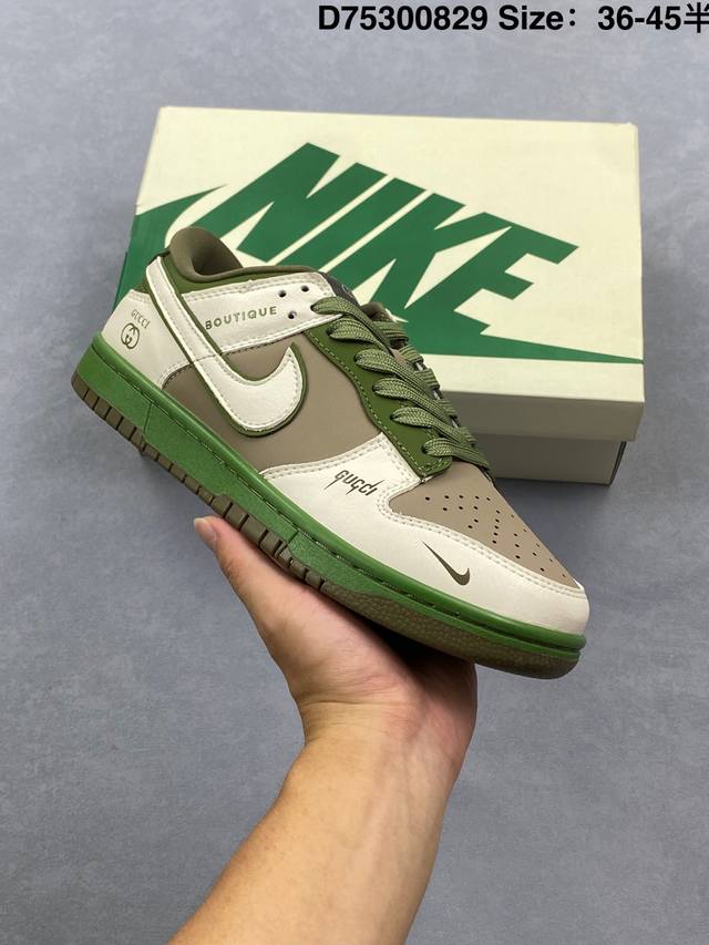 Nk Dunk Low Retro "Diy high-end customization" low-top casual sports sneakers Or