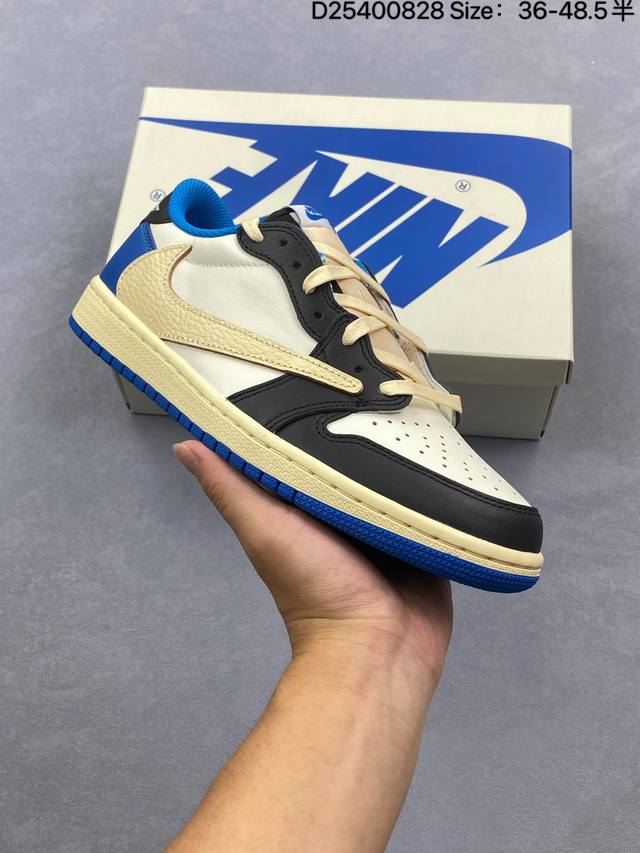 Company-level Nike Air Jordan 1 X Travis Scott Aj1 inverted hook Joe One invert