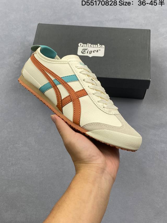 Onitsuka Tiger Mexico 66 low-top unisex low-top sports casual shoe with shock ab