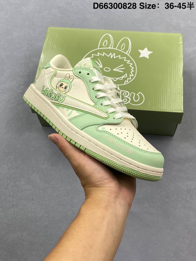 Aj1 Travis Scott X Air Jordan 1 "Reverse Mocha" Aj1 Joe 1 Ts Lightning Joint Inv