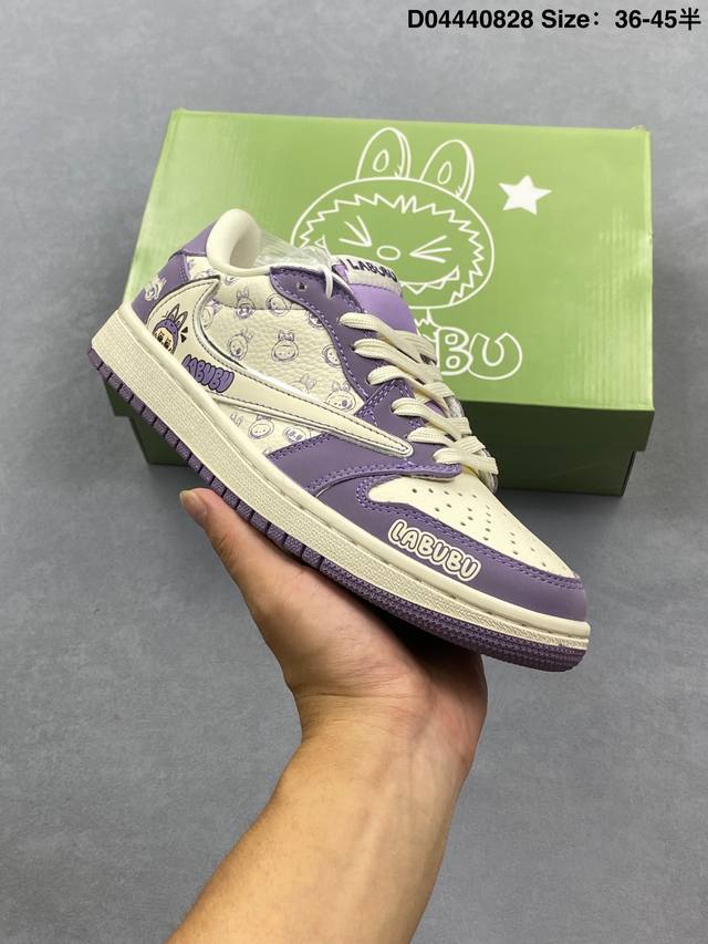 Company-level Aj1 inverted hook Travis Scott X Air Jordan 1 "Reverse Mocha" Aj1