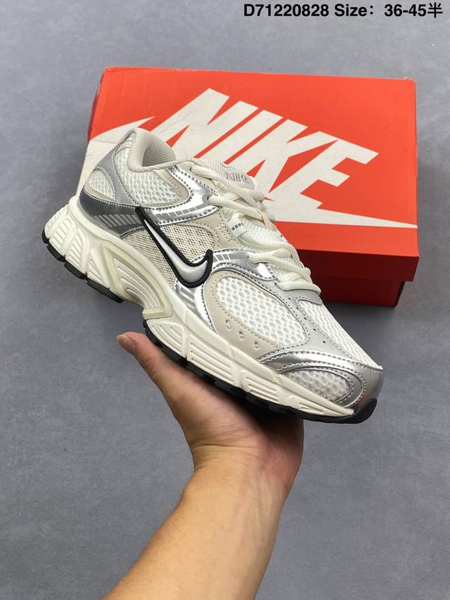 Nk V5 Rnr series white and green Retro Y3K style comfortable and versatile runni