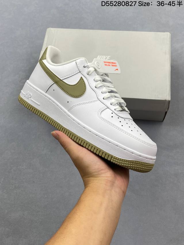 Nike Air Force 1 '07 Low Air Force One White Cushioned Sneakers, a versatile lo