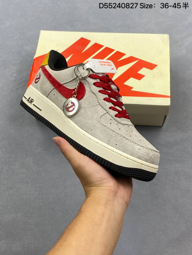 Nike Air Force 1 "DIY High-end Customization" low-top casual sports sneakers are