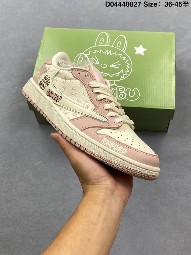 Company-level Aj1 inverted hook Travis Scott X Air Jordan 1 "Reverse Mocha" Aj1