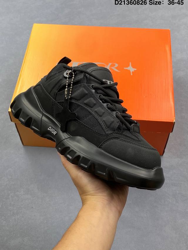 Company-level Dior Snow Dior And Lewis Hamilton Dior round-toe lace-up low-top c