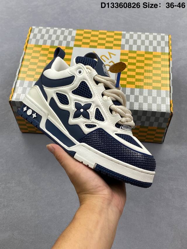 Lv Arch Light Sneaker Casual Sports Culture All-match Basketball Sneakers Size: