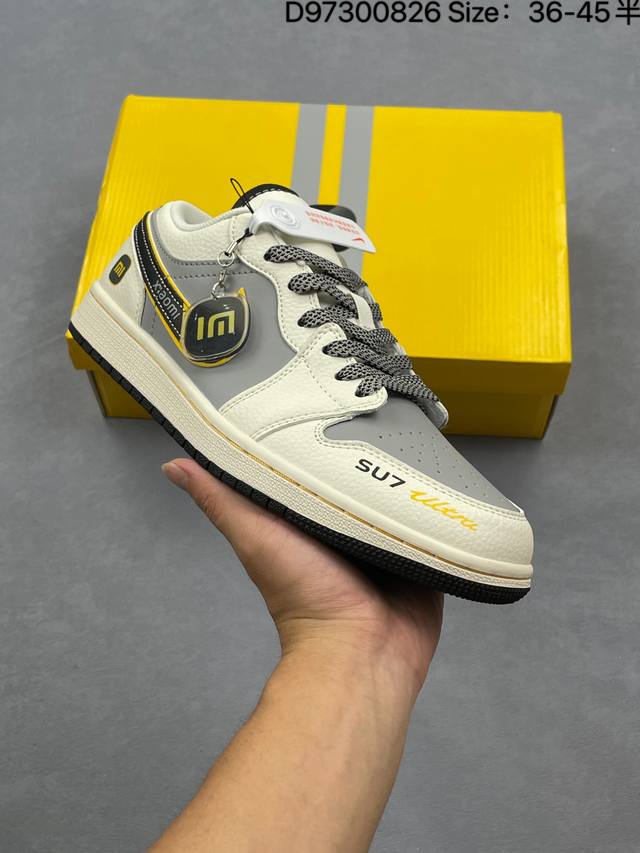 Nike Air Jordan 1 Low Aj1 Qiao 1 low-top casual sneakers synchronized with the o