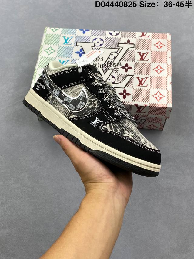 Nike SB Dunk Low Dunk series retro low-top casual skateboarding shoes. Featurin