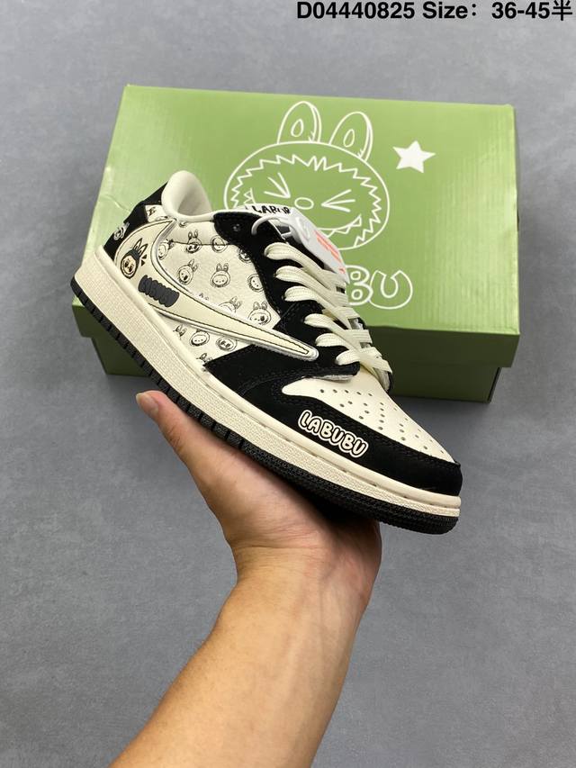 Company-level Aj1 inverted hook Travis Scott X Air Jordan 1 "Reverse Mocha" Aj1