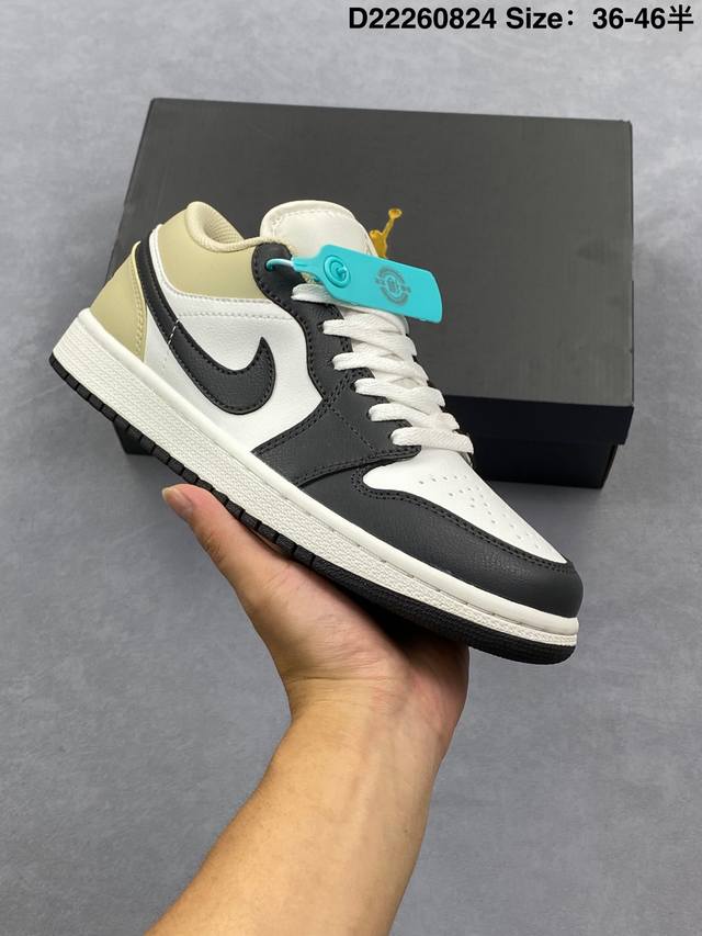 Nike Jordan Air Jordan 1 Low Aj1, a low-top, retro, casual sports basketball sho