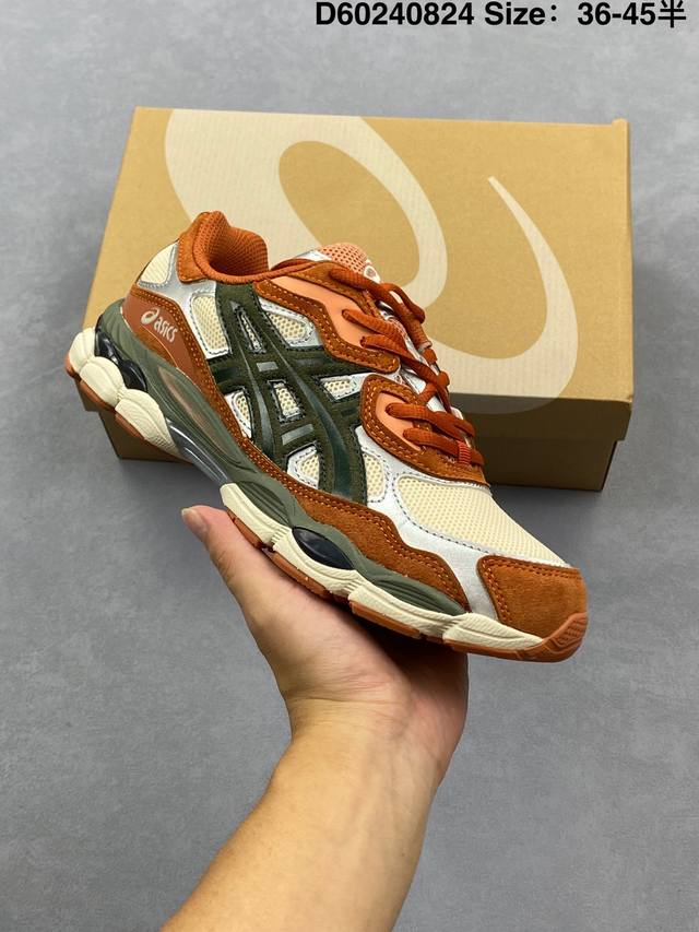 Asics Gel-Nyc Asics breathable mesh upper with some synthetic leather material u