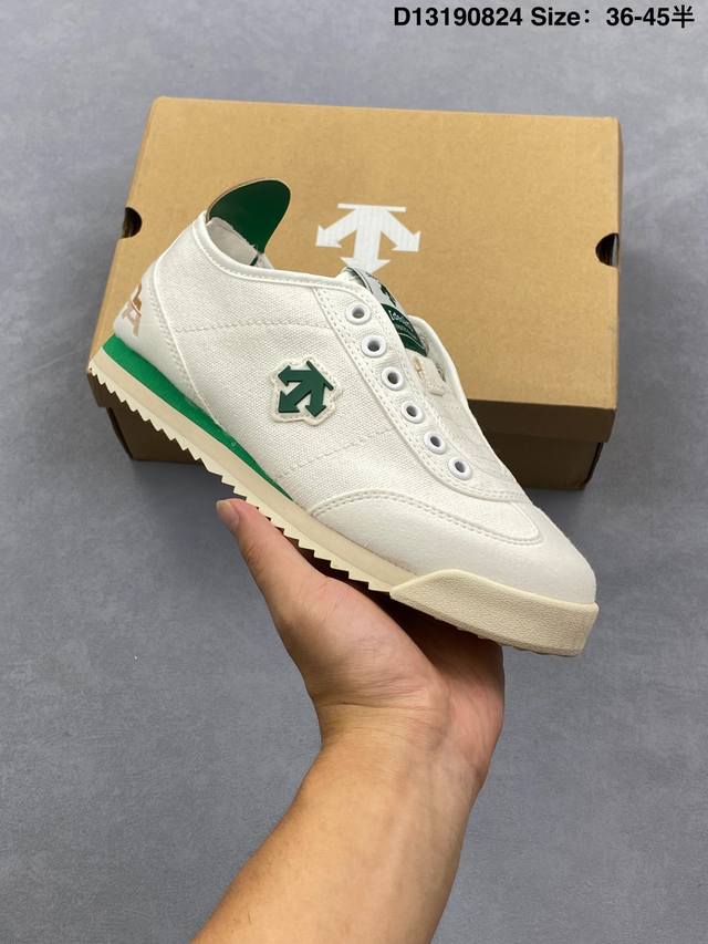 Company-level Descente Chron series unisex Chron retro sports casual shoes canva
