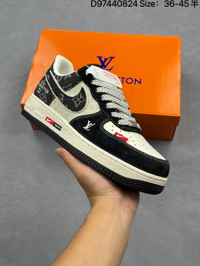Company-level Nike Air Force 1'07 Lv8 Original last and original cardboard crea