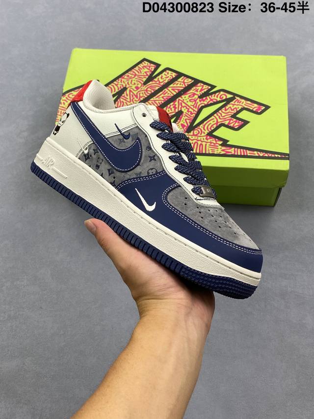 Nike Air Force 1 Low Lv co-branded Original last and original cardboard to creat