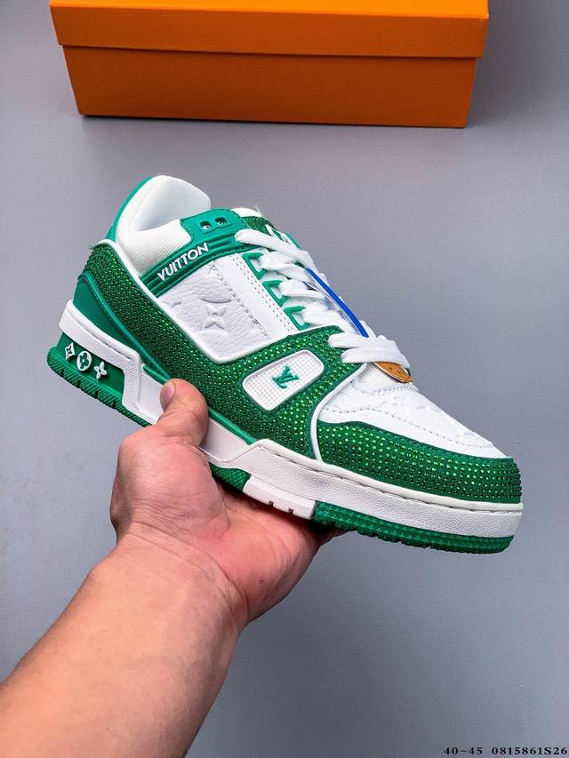 Louis Vuitton LV Louis Vuitton sneakers are a favorite among celebrities, with t