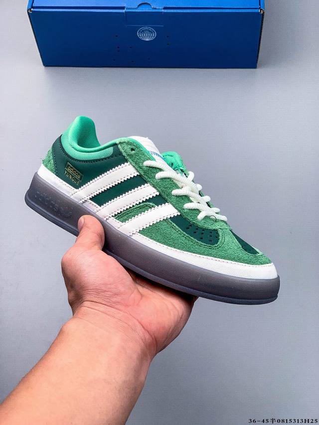 Company Level! Adidas Bad X Bunny Gazelle Indoor Trefoil Casual Non-Slip Durable