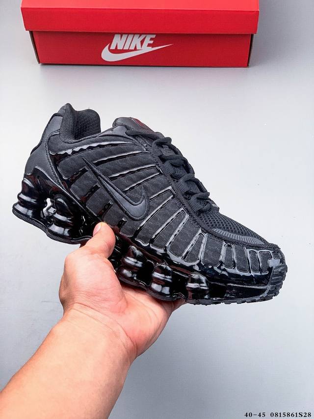 Company level! Nike Shox TL cushioning breathable sports casual running shoes 0