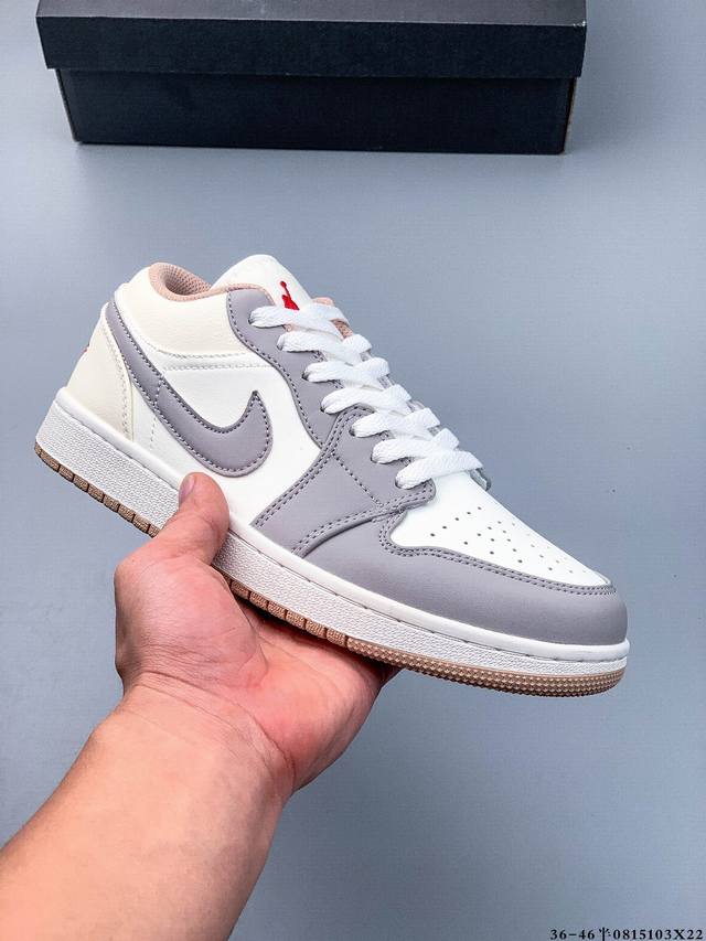 Second layer genuine label! Nike Air Jordan Low 1 Joe 1 low-top classic casual