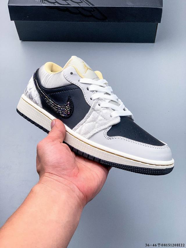 Second layer genuine label! Nike Air Jordan Low 1 Joe 1 low-top classic casual