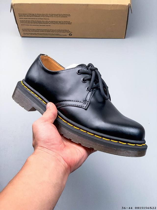 Drmartens Dr. Martin loafers genuine leather small leather shoes thick sole heig