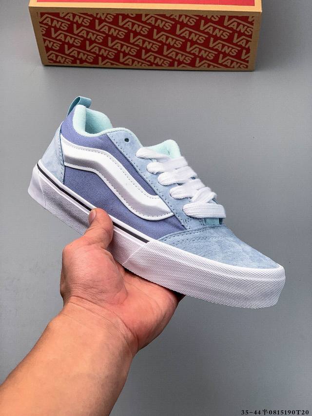 Company Level! Vans Vault Knu-Skool Vr3 Lx Low-Top Casual Sneakers 0815 T20 DDD